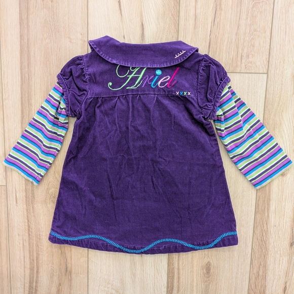 Rare Embroidered Y2K Disney Ariel Courdory Dress - Picture 2 of 6